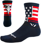 Swiftwick Vision Five Tribute Socks - 5 inch USA Eagle Large