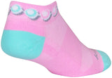 SockGuy Channel Air Pearls Classic Low Socks - 1 inch Pink/Blue Women's