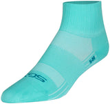 SockGuy Aqua Sugar SGX Socks - 2.5 inch Aqua Small/Medium