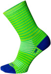 SockGuy Apple Stripes SGX Socks - 6 inch Green Small/Medium