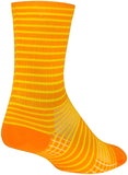 SockGuy Gold Stripes SGX Socks - 6 inch Gold Large/X-Large