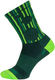 SockGuy Rainforest SGX Socks - 6 inch Green Large/X-Large