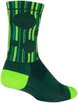 SockGuy Rainforest SGX Socks - 6 inch Green Small/Medium