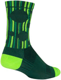 SockGuy Rainforest SGX Socks - 6 inch Green Small/Medium