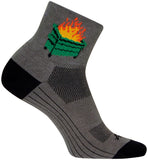 SockGuy 2020 Classic Socks - 3 inch Gray/Black Small/Medium