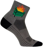 SockGuy 2020 Classic Socks - 3 inch Gray/Black Large/X-Large