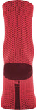 GORE® C3 Dot Mid Socks - Hibiscus Pink/Chestnut Red 6.7 Cuff Fits Sizes 8-9.5