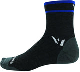 Swiftwick Pursuit Four Ultralight Socks 4 inch Coal Blue