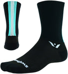 Swiftwick Vision Six Euro Socks 6 inch Euro Black