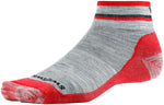 Swiftwick Pursuit Hike Ultra Light Cushion Wool Socks 2 inch Heather/Red