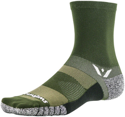 Swiftwick Flite XT Five Socks 5 inch Loden