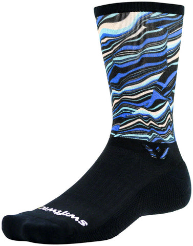 Swiftwick Vision Seven Impression Socks 7 inch Alloy