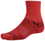 Swiftwick Aspire Four Socks 4 inch Red