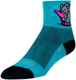 SockGuy Classic Uniqueen Socks 3 inch Teal