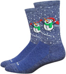 DeFeet Wooleator Comp Snow Day Socks - 6 inch Admiral Blue X-Large