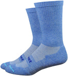 DeFeet DEvo Cush Crew Socks 7 inch Santorini Blue