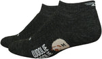 DeFeet Woolie Boolie D-Logo Socks - 1 inch Charcoal Small