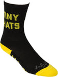 All City Tiny Hat Society Socks 6 inch Black/Yellow