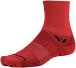 Swiftwick Aspire Four Socks 4 inch Red