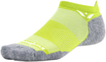 Swiftwick Maxus Zero Tab Socks No Show Spring Green