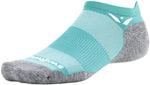 Swiftwick Maxus Zero Tab Socks No Show Waterfall Blue