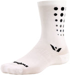 Swiftwick Vision Six Flare Socks 6 inch White