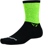 Swiftwick Vision Six Impression Socks - 6 inch Quest X-Large