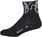 DeFeet Aireator Bone Shaker Socks - 3 inch Black Medium