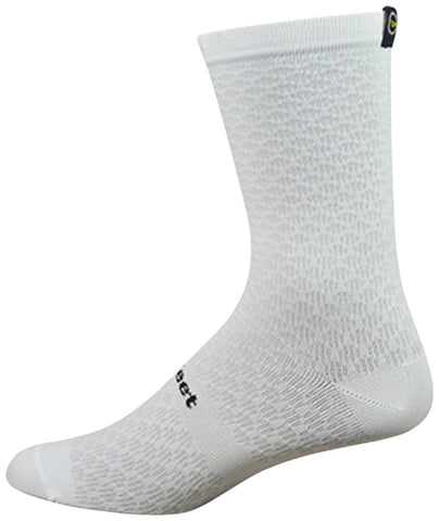 DeFeet Evo Mont Ventoux Socks 6 inch White