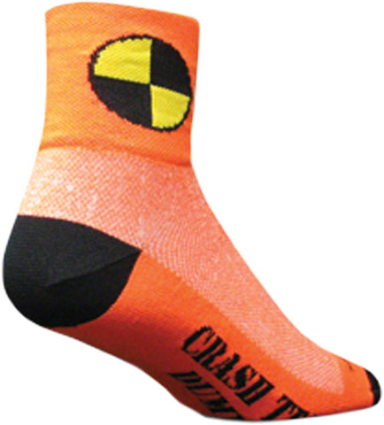 SockGuy Classic Crash Socks 3 inch Orange