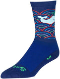 SockGuy Crew Oh Whale Socks 6 inch Blue