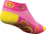 SockGuy Classic Peace Socks 1 inch Pink WoMen's