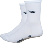 DeFeet Aireator D-Logo Socks - 5 inch White X-Large