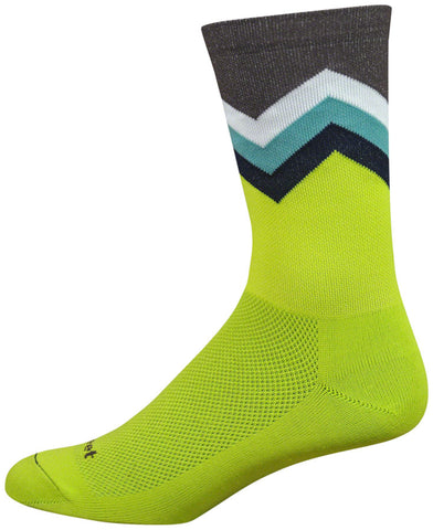 DeFeet Aireator 6'' Socks Jalapeno/Brown/White/Celeste/Navy M