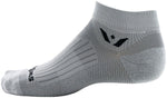 Swiftwick Aspire One Socks 1 inch Pewter