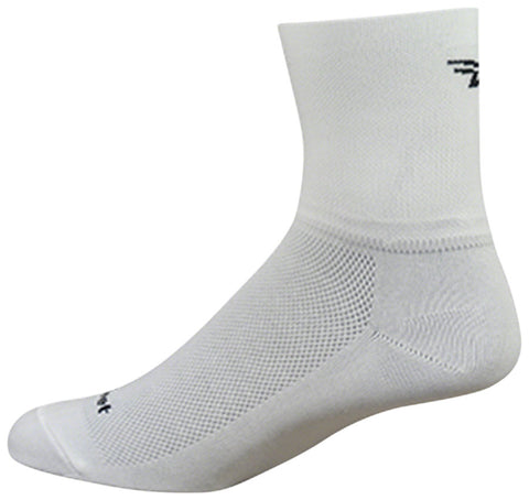 DeFeet Aireator D-Logo Socks - 3 inch White Small