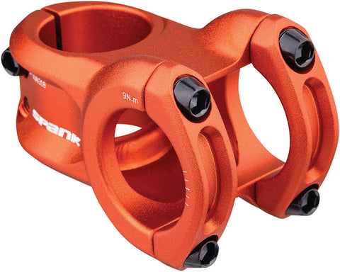 Spank SPOON 318  Stem - 43mm 31.8mm Clamp 0 Degree 1-1/8 Orange