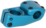 Eclat Onyx Stem - Toploader 25.4mm 50mm Reach Cyan