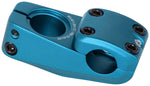 Eclat Onyx Stem - Toploader 25.4mm 50mm Reach Cyan