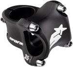 Spank Spike Race 2 Stem 35mm 31.8 Clamp +/0 1 1/8 Aluminum Black