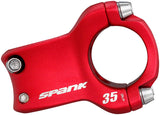 Spank Spike Race 2 Stem 35mm 31.8 Clamp +/0 1 1/8 Aluminum Red