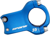 Spank Spike Race 2 Stem 35mm 31.8 Clamp +/0 1 1/8 Aluminum Blue