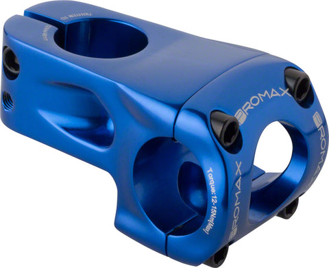 Promax Banger 48mm Front Load Stem +/ 0 degree for 31.8mm Bars Blue
