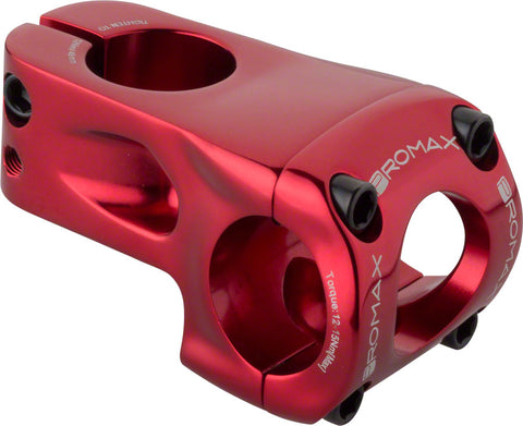Promax Banger 48mm Front Load Stem +/ 0 degree for 31.8mm Bars Red