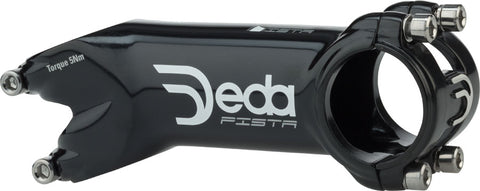 Deda Elementi Pista Stem 100mm 31.7 Clamp +/20 1 1/8 Alloy Black Polish