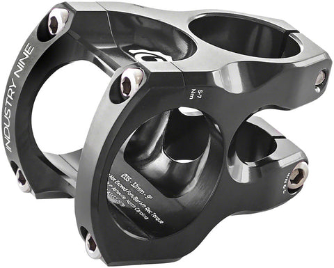 Industry Nine A35 Stem 32mm 35 Clamp +/9 1 1/8 Aluminum Black