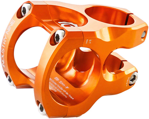 Industry Nine A35 Stem 32mm 35 Clamp +/9 1 1/8 Aluminum Orange