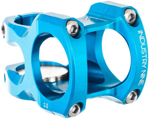 Industry Nine A35 Stem 40mm 35 Clamp +/8 1 1/8 Aluminum Turquoise