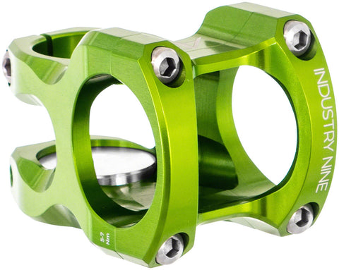 Industry Nine A35 Stem 40mm 35 Clamp +/8 1 1/8 Aluminum Lime