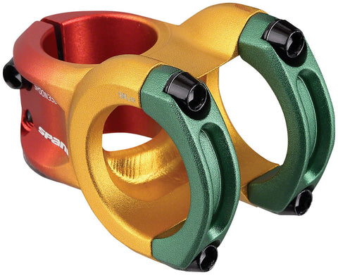 Spank Spoon 318 Stem 43mm 31.8 Clamp +/0 Rasta